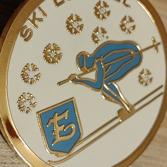 LARGE Vintage SKI ESTEREL Pin Laurentian Mountains Quebec - Picture 3 of 3